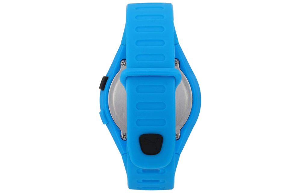 PUMA Reset V2 Series Wrist Watch Quartz Movement PU Strap 42mm Black Dial Men"s Watches 50m Water Resistant