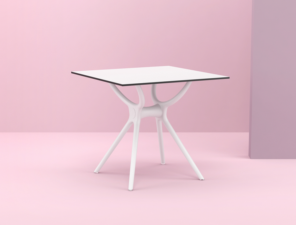 Стол пластиковый Siesta Contract Air Table 80, белый