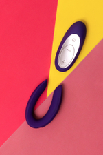 Многофункциональный стимулятор для пар Satisfyer Partner Toy Plus Remote фиолетовый