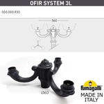Парковый фонарь Fumagalli CEFA U23.202.R30.AXF1R