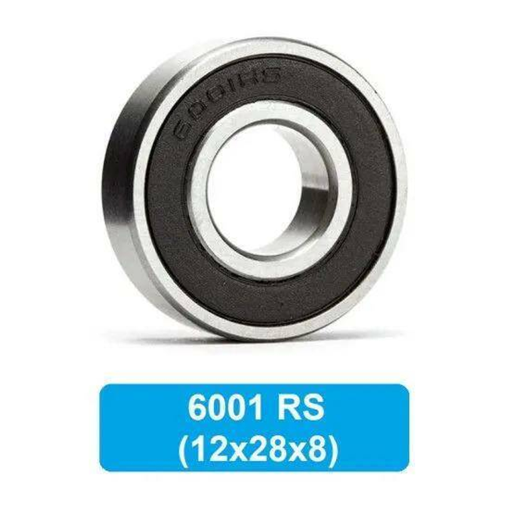 Подшипник 6001 RS (12х28х8)