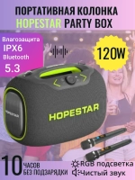 Портативная колонка Party Box 120W серый