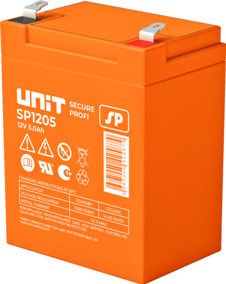 Аккумулятор UNIT SP-1205 | 5 Ач | 12В AGM