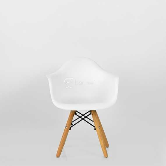 Кресло детское Barneo N-2 Eames Style цвет белый
