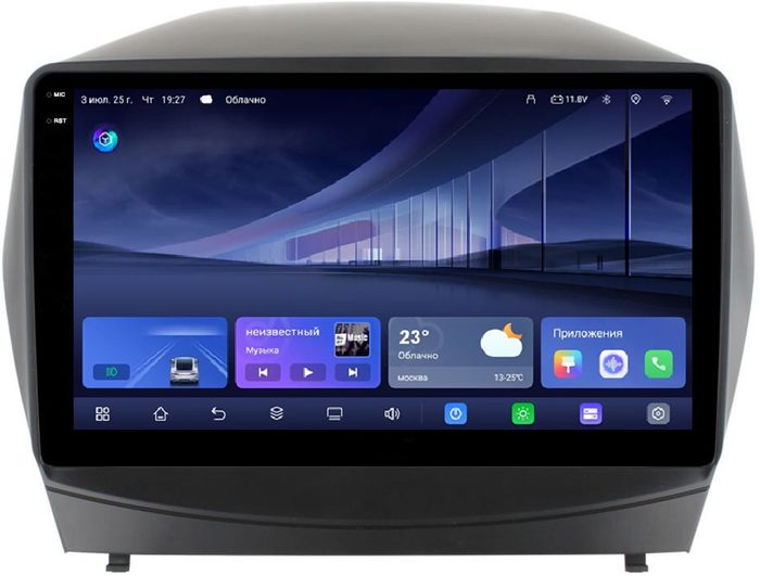 Магнитола для Hyundai iХ35 2010-2015 - Kuberg QLed+2K, Android 14, TS105, Быстрейшая, CarPlay, SIM-слот