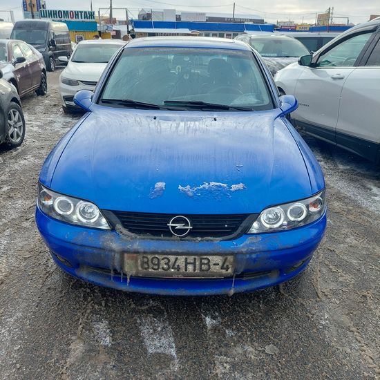 Передние фары Opel Vectra B angel eyes black