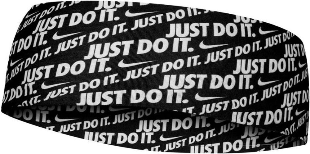 Резинка на голову Nike Dri-Fit Fury Headband 3.0 Printed - черный