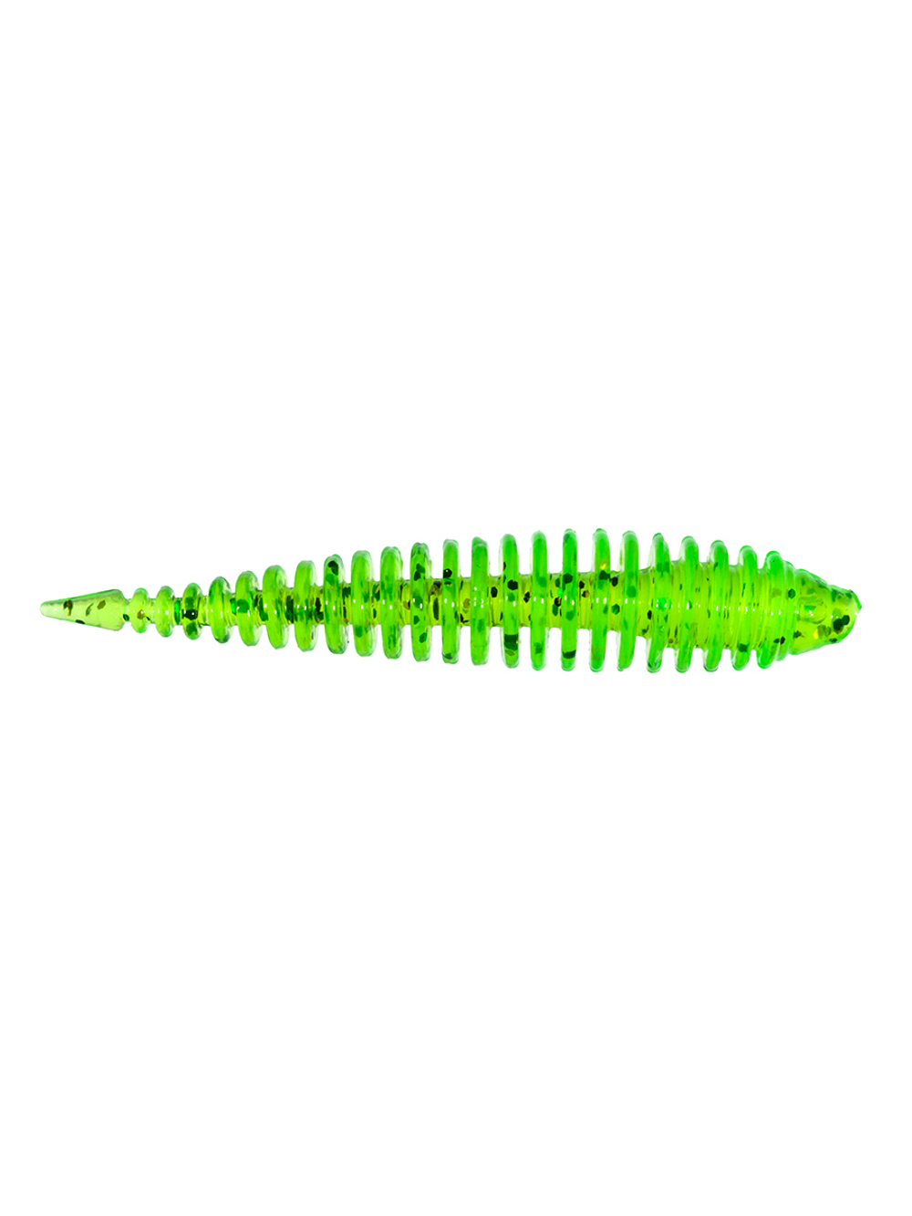 Приманка ZUB-MAGGOT SLIM 22мм(0,9")-20шт, (цвет 310) желтый с блестками