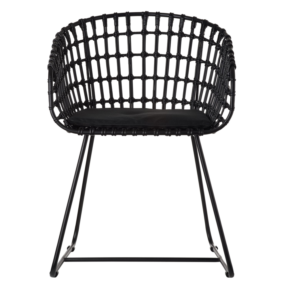 Стул Pols Potten Tokyo Black, черный, черный