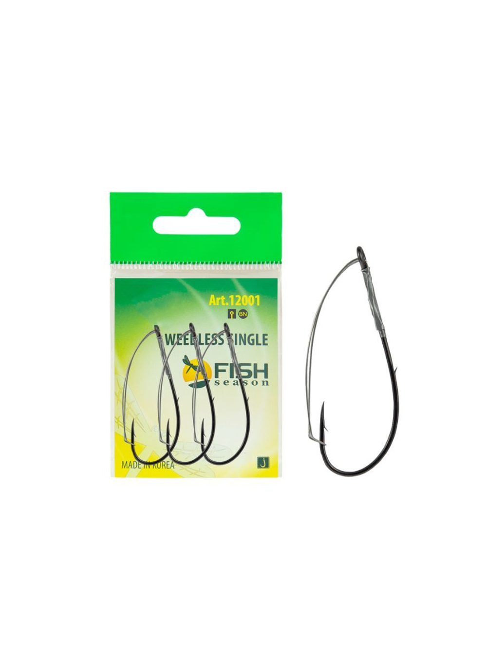Крючок рыболовный WEEDLESS SINGLE 12001 №1