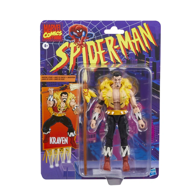 Фигурка Крэйвен Охотник. Hasbro Marvel Legends Retro Spider Man Kraven