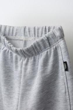 ZARA КОМПЛЕКТ ИЗ ДВУХ ОДНОТОННЫХ ДЖОГГЕРОВ, СЕРЫЙ МЕЛАНЖ