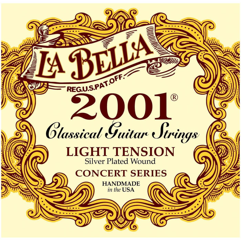 Струны для классической гитары La BELLA 2001 light
