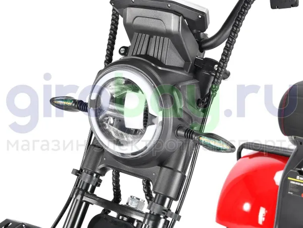 Электроскутер CityCoco WHITE SIBERIA PRO TRIKE 3000W (Красный) фото 7 фото №12
