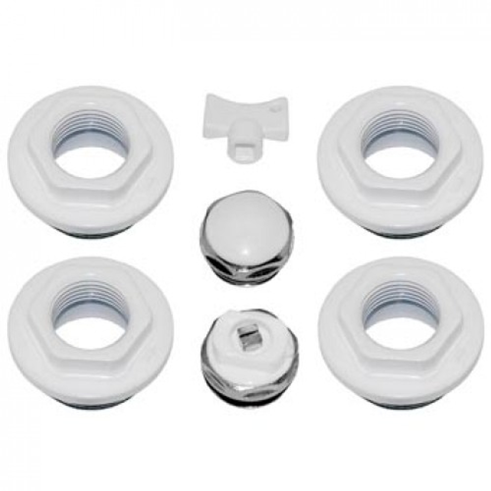Комплект из 4 пробок 1х3/4" без кронштейнов