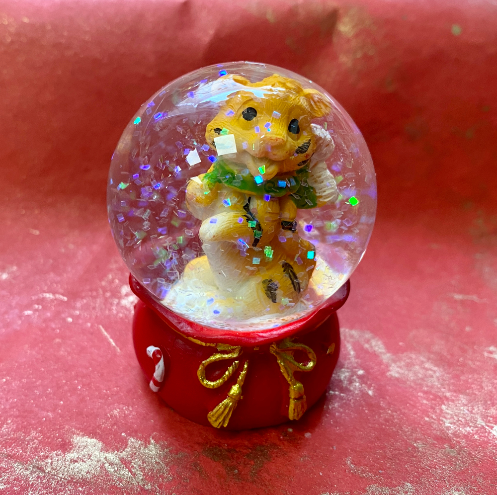 761087 Фигурка декор. в стек. "Тигр"