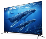 Телевизор Витязь 75LU1262, 190см, 4K UHD, Google TV, 120Гц, QLED, черный
