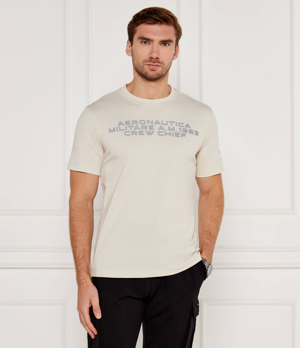 Футболка Aeronautica Militare - бежевый(TS2330J611)