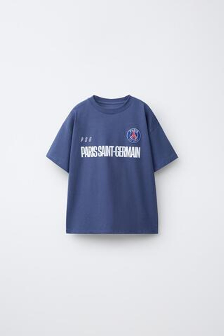 ZARA ФУТБОЛКА С ПРИНТОМ PSG ®, СИНИЙ