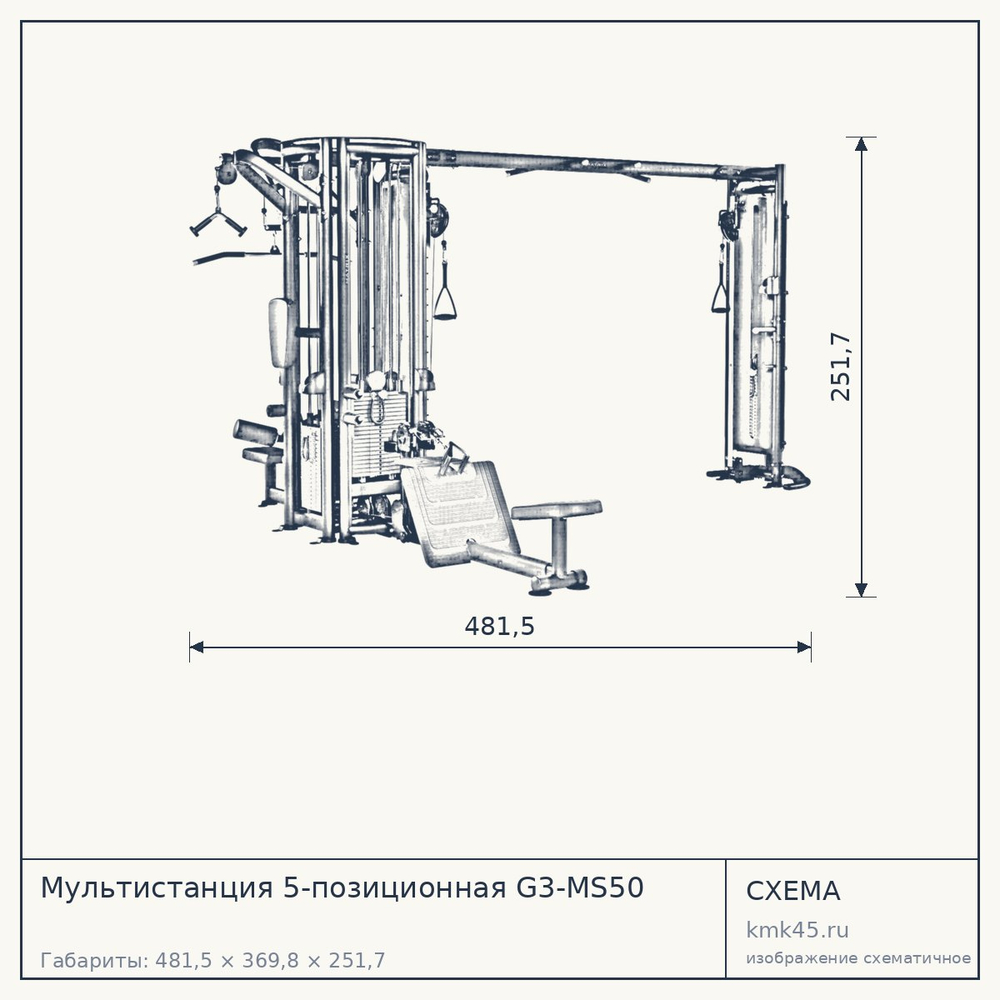 Мультистанция 5-позиционная G3-MS50 — от 1 420 000 ₽