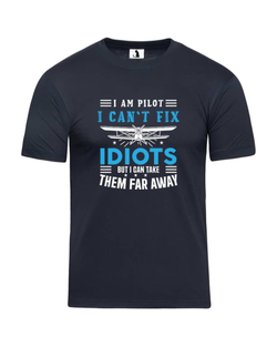 Футболка пилота I can`t fix idiots