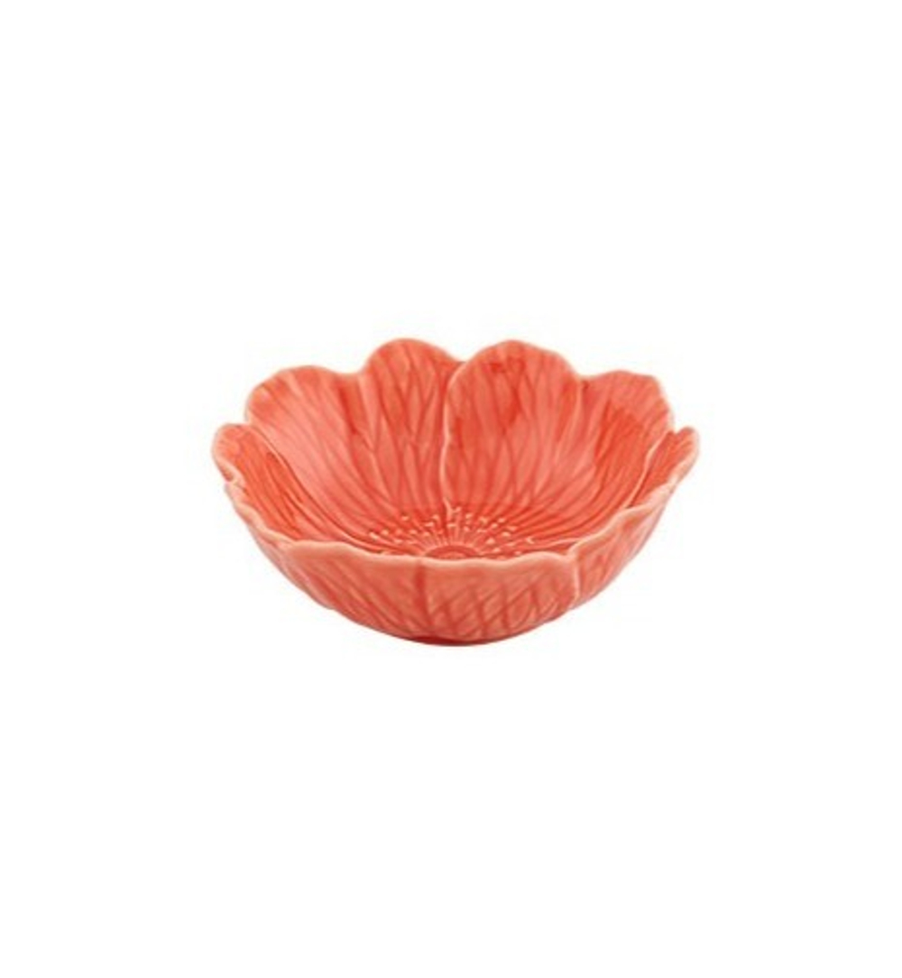 Чаша Bordallo Pinheiro Flora красная (17 см)