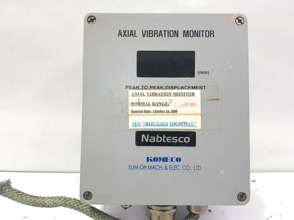 AXIAL VIBRATION MONITOR AXIAL VIBRATION MONITOR