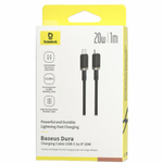 Кабель-зарядка Type-C на Lightning Baseus Dura Series 20W 1м (P10377800U01-00) черно-золотистый