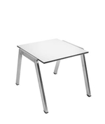 Столик металлический приставной Papatya Zen Side Table, белый