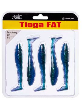 Виброхвосты съедоб. искусст. LJ Pro Series TIOGA FAT 3.9in (10.00)/Z13 5шт.