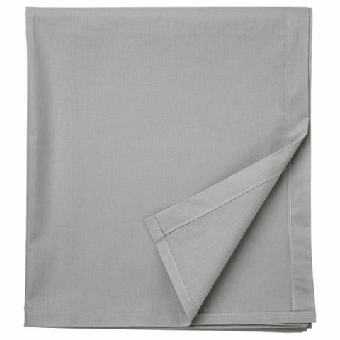 Простыня IKEA DVALA (ДВАЛА), Серый, 150x260 см