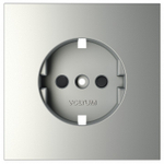 Накладка для розетки с заземлением и со шторками Voltum S70 VLS000705
