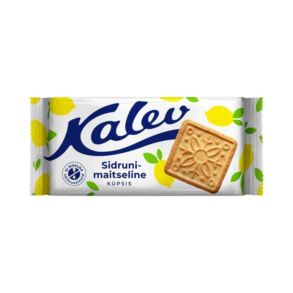 Печенье Kalev со вкусом лимона (2 шт. по 163 г) 326 г (из Эстонии)