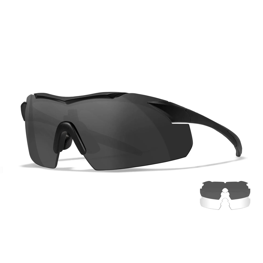 Очки солнцезащитные WILEY X Tactical sunglasses WX VAPOR set 2 lenses BLACK frame