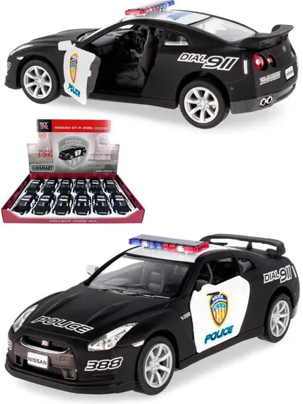 Машина металлическая Kinsmart Nissan GT-R R35. 1:36 KT5340DP