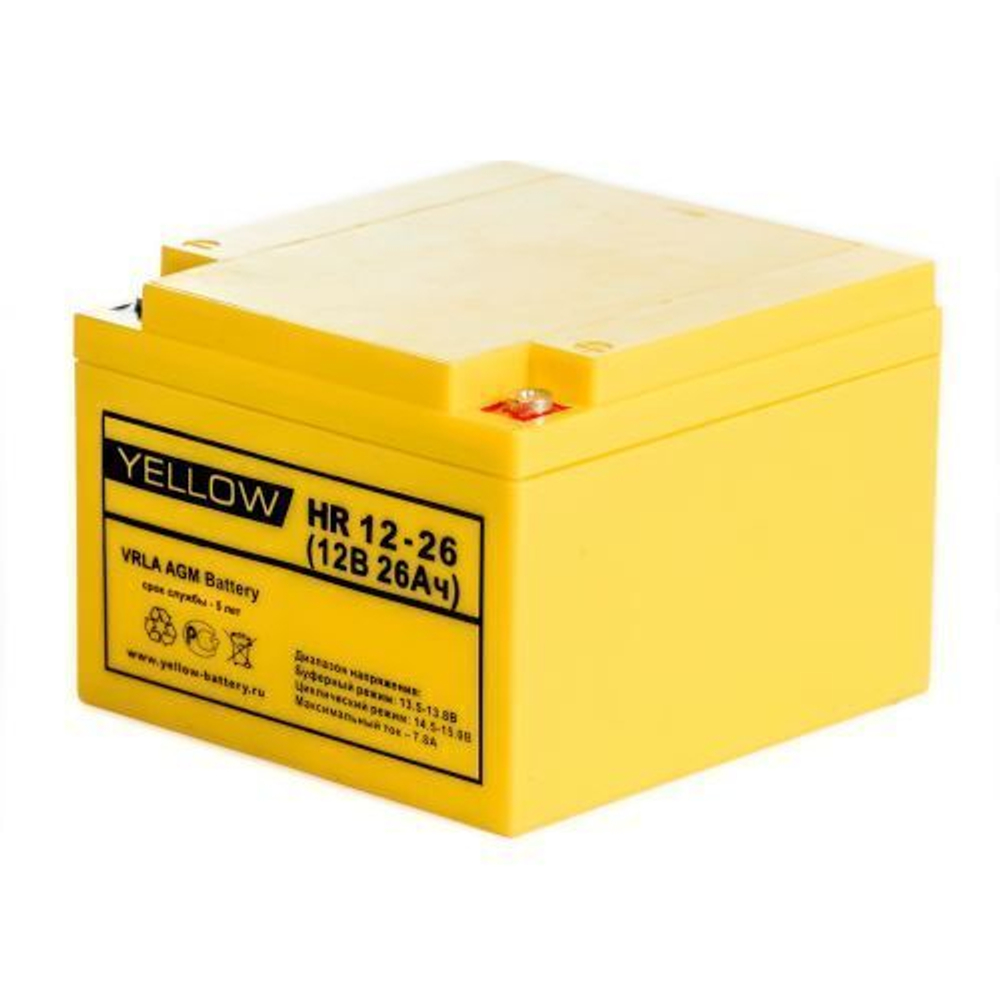 Аккумуляторная батарея Yellow HR 12-26 — Фото №3 