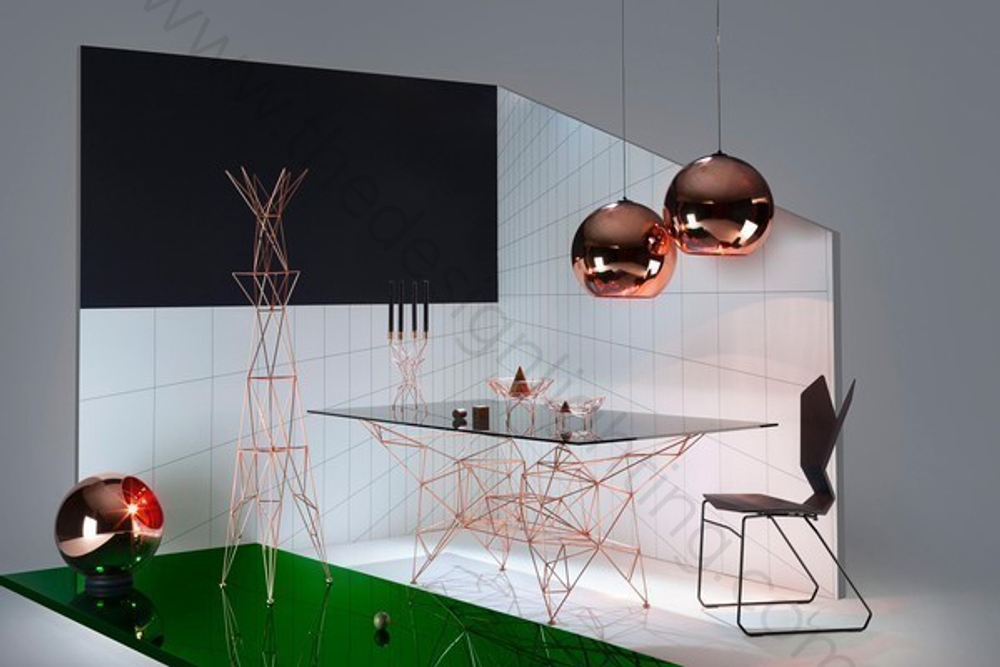 Pendant design lamp Copper Shade by Tom Dixon (Bronze)