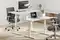 Подстолье Cactus CS-MDF механический каркас белый 133x72x60см (CS-MDF-WT)