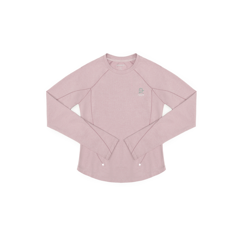 Лонгслив Monterest Instant Mountain Outdoor Printed Slim-Fit Longsleeve "Mist Purple" Women’s