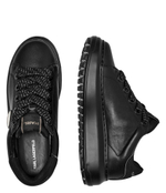 Кожаные кроссовки Karl Lagerfeld - черный(KL67530)