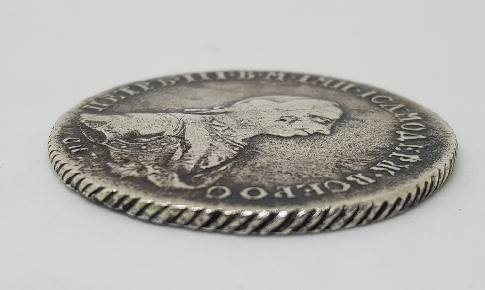 1 рубль 1762 год. СПБ НК. Петр III