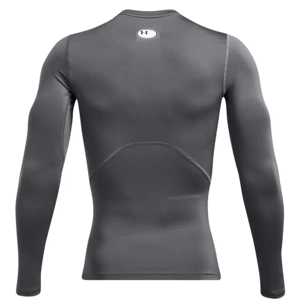 Компрессионная одежда Under Armour HeatGear Armour Comp Long Sleeve - castlerock/white