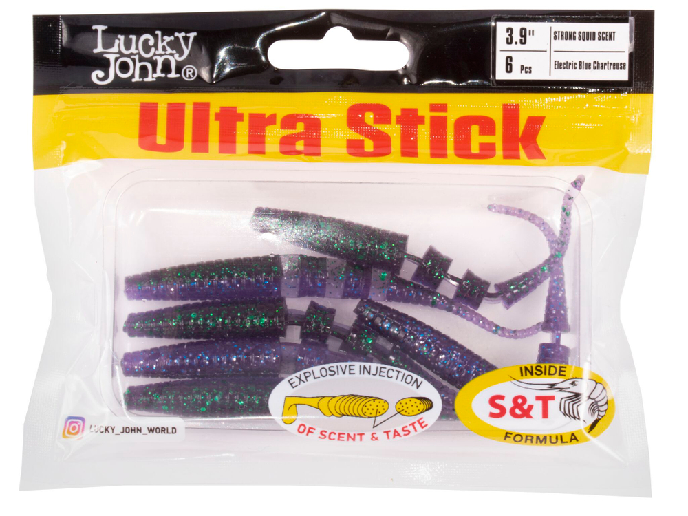 Слаги съедобные LJ Pro Series Java Stick 3,9in (10 см), цв. T52, 6 шт.