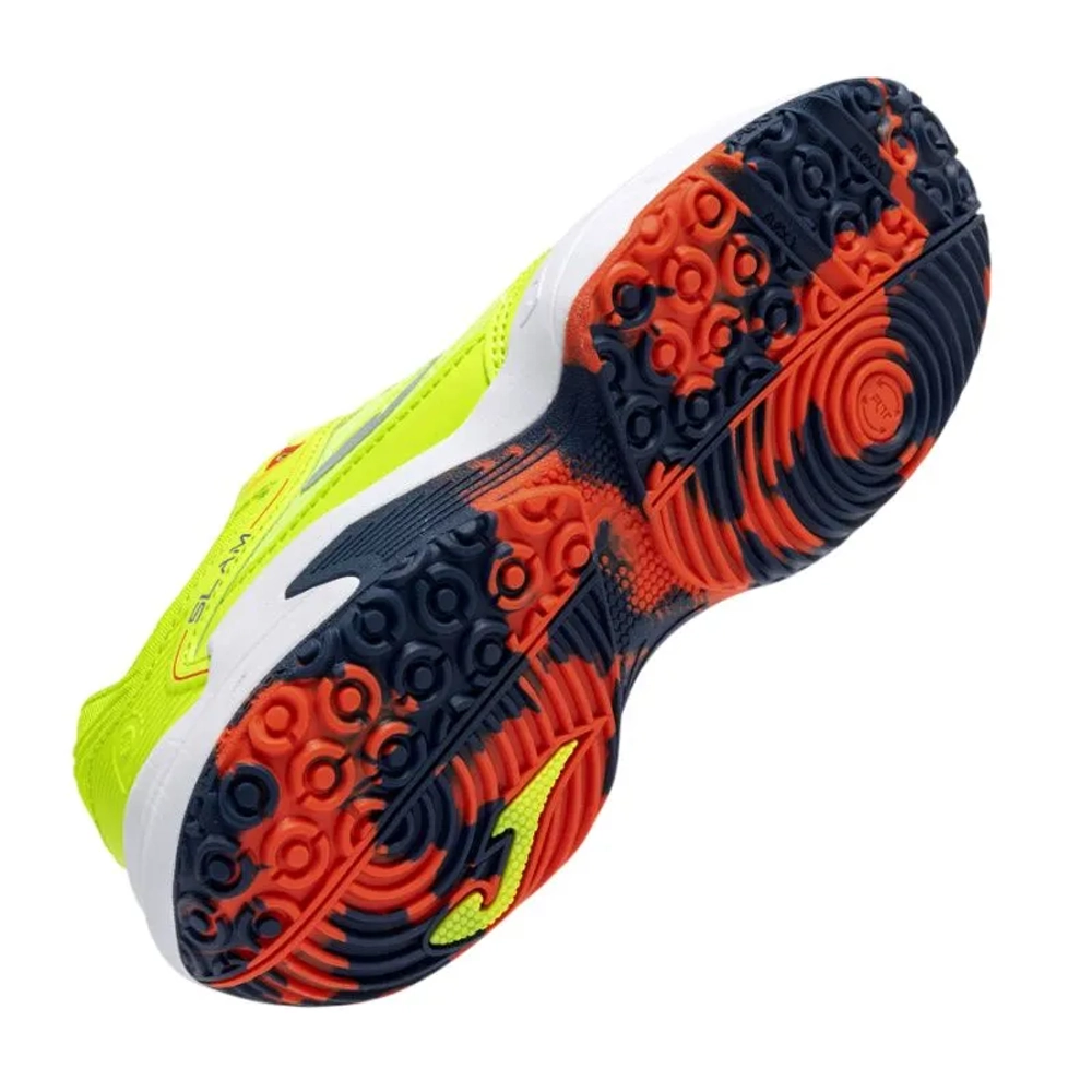Детские кроссовки для падела Joma Junior Slam 2609 - fluor yellow