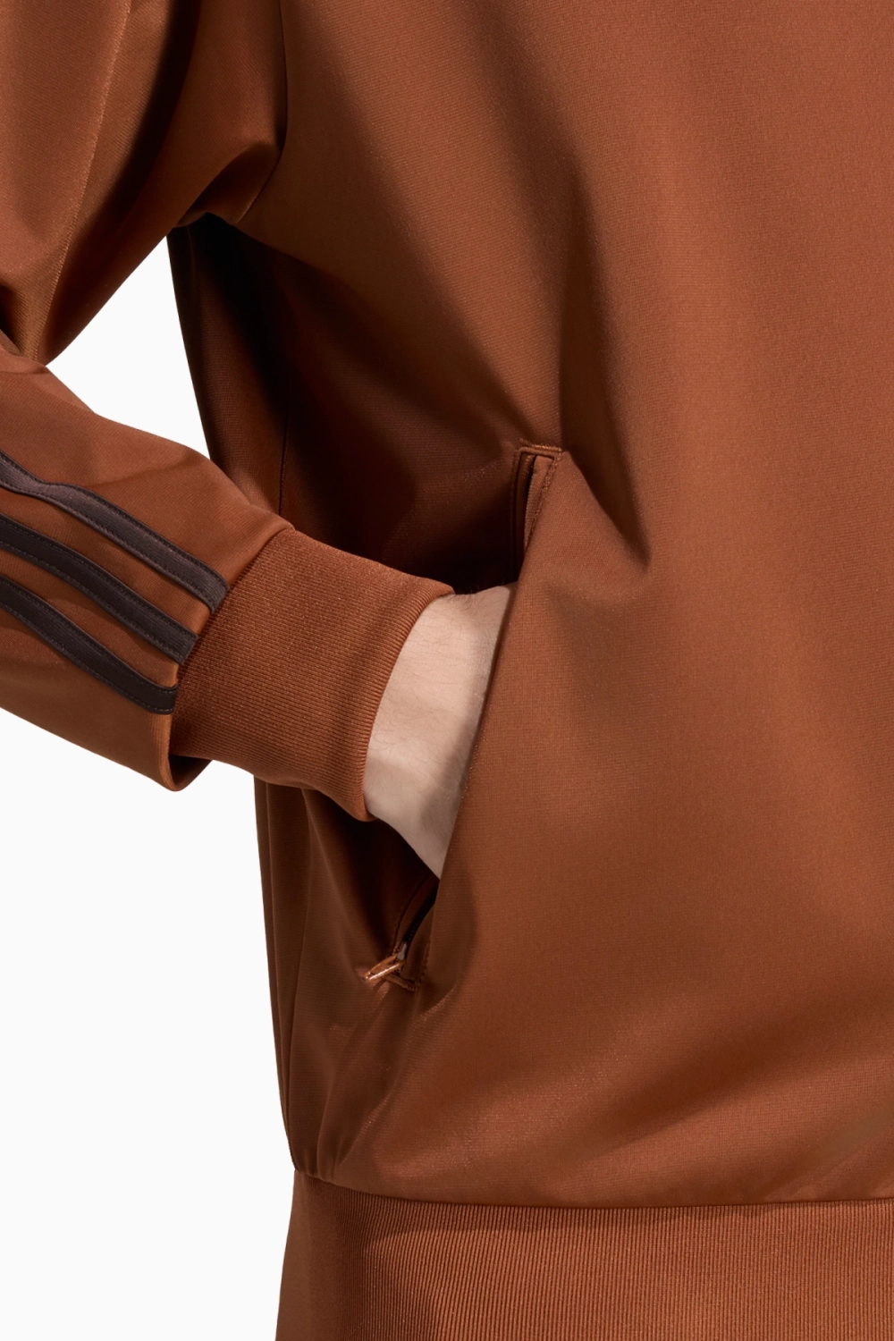 Кофта adidas Firebird Track Top - коричневый
