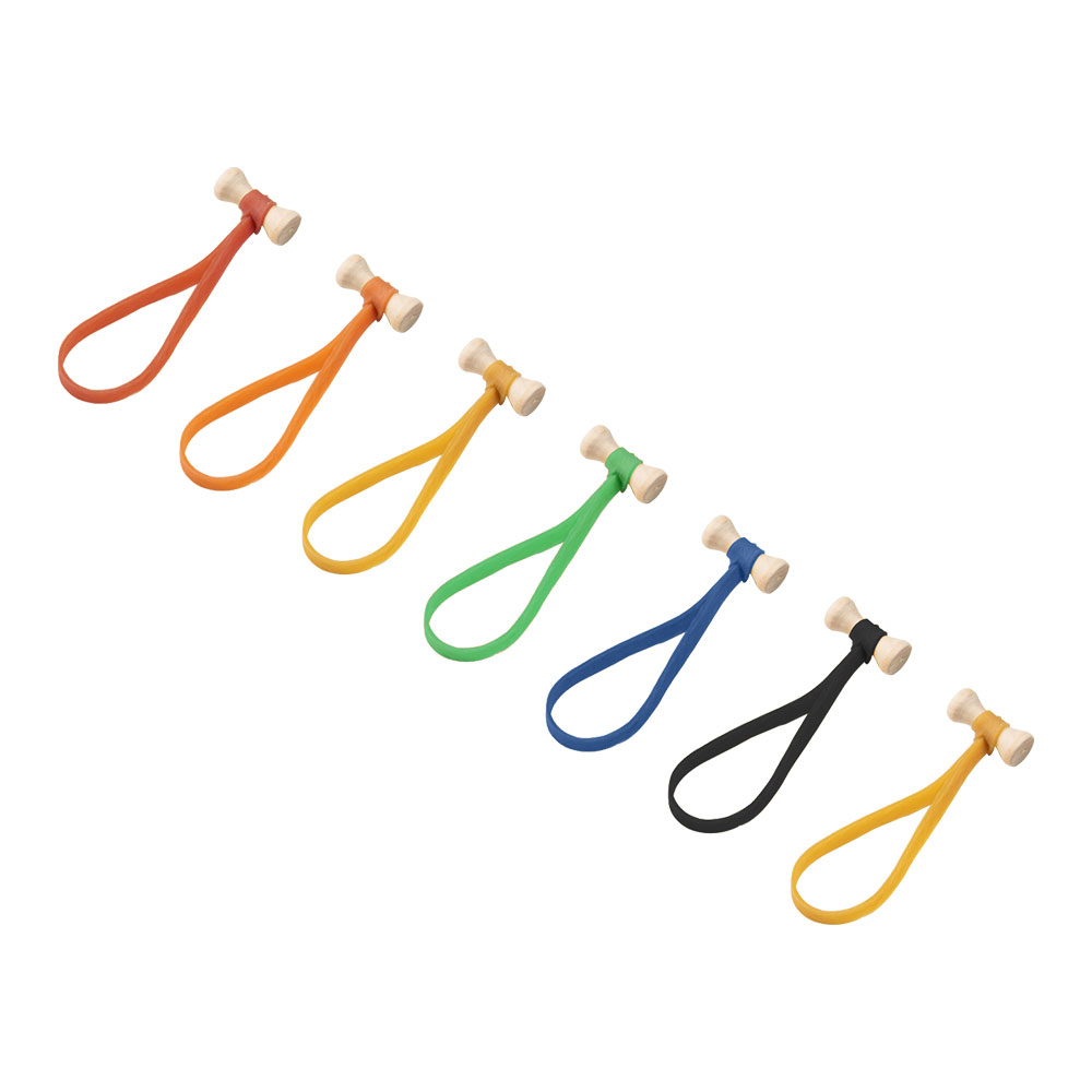 KUPO BG5006R Elastic cable tie (10 pcs/pack) 6,00 mm (W)*5"(L), red Стяжка-петля, красная (10 шт)
