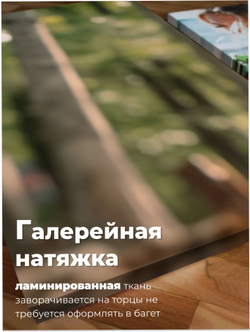 Картина Радость леса модульная 50x70см 3шт., на деревянном подрамнике