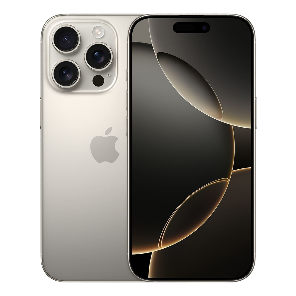iPhone 16 Pro 128Gb eSIM+SIM Natural Titanium, натуральный титан