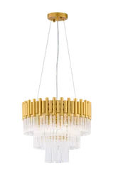 Люстра подвесная NewRgy 2264A/6 SP BRS, 6×40 Вт, латунная