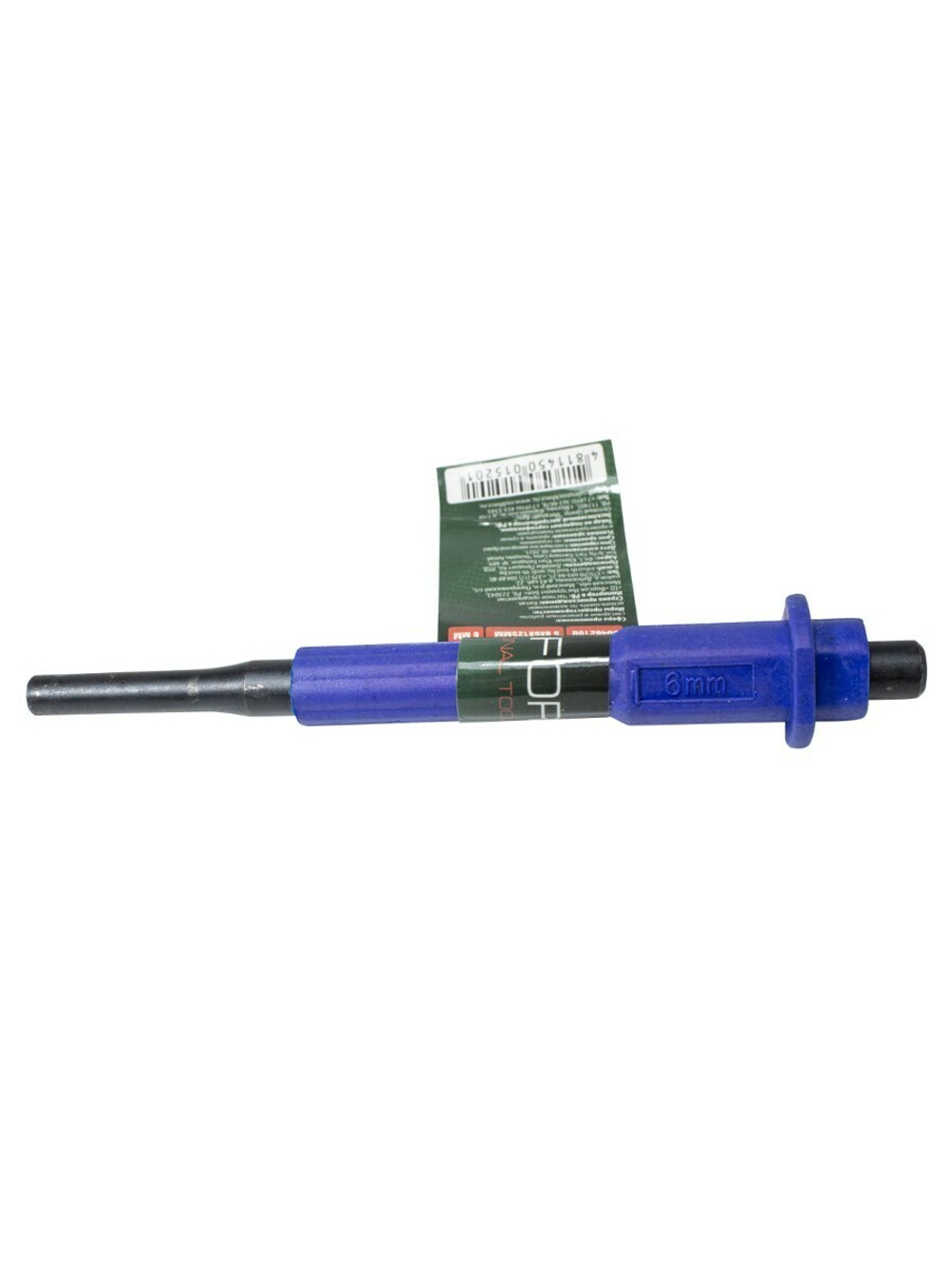 Выколотка c прорезиненной защитной рукояткой 6мм (L-125мм) RockForce##Rock FORCE RF-6046210Q